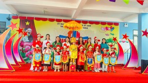 Hấp dẫn gay cấn từ sân chơi trí tuệ- "Trạng nguyên nhí"- Năm học 2024-2025 Trường Mầm non Kỳ Ninh