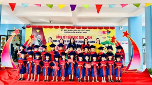 Trường Mầm non Kỳ Ninh tổng kết năm học 2024-2025 và trao chứng chỉ hoàn thành chương trình giáo dục mầm non cho trẻ 5 tuổi