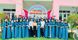 TRƯỜNG MẦM NON KỲ NINH TỔ CHỨC HỘI NGHỊ VIÊN CHỨC VÀ NGƯỜI LAO ĐỘNG NĂM HỌC 2025 - 2026.