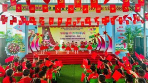 Trường Mầm non Kỳ Ninh long trọng tổ chức lễ khai giảng năm học mới và kỷ niệm 80 năm ngày  truyền thống Ngành Giáo dục
