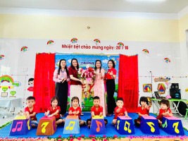 Chuổi hoạt động chào mừng ngày thành lập Hội LHPN Việt Nam 20/10 ở trường Mầm non Kỳ Ninh