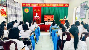 Chi bộ Trường mầm non Kỳ Ninh tổ chức sinh hoạt chuyên đề Quý I/2026