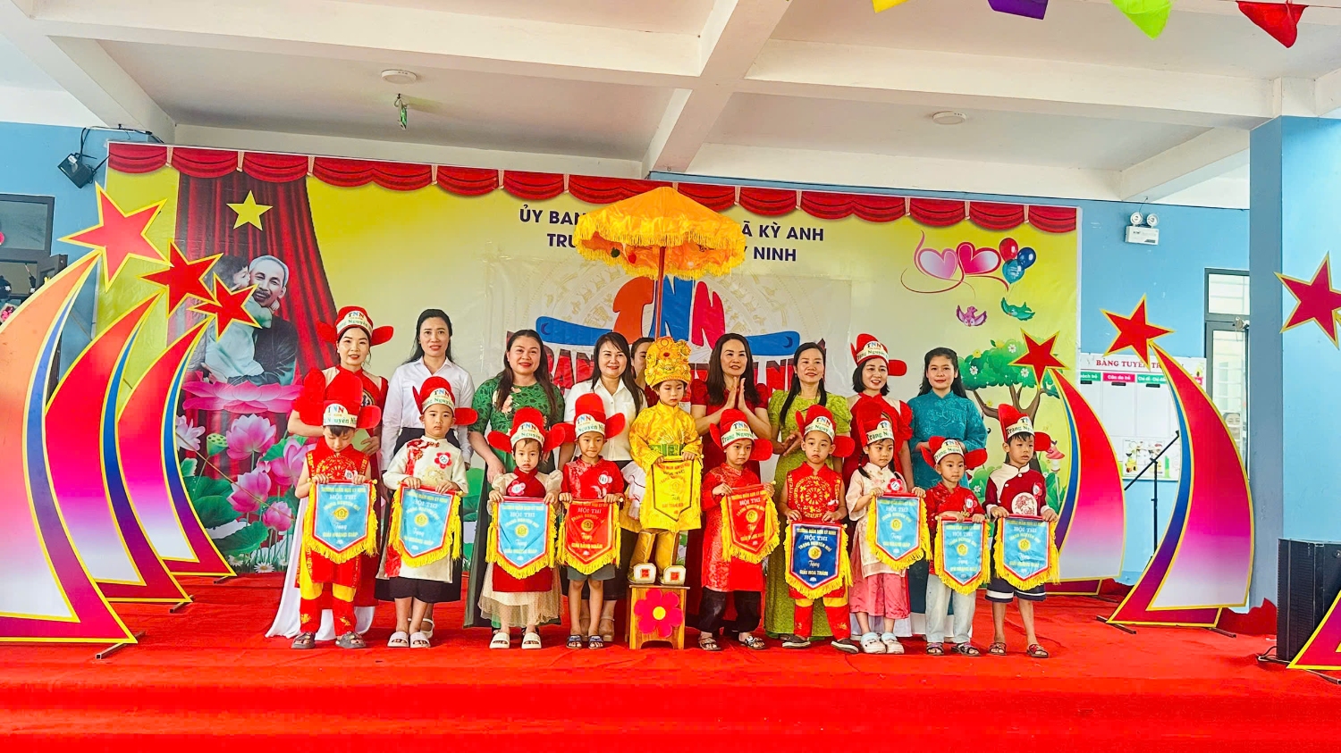 Hấp dẫn gay cấn từ sân chơi trí tuệ- "Trạng nguyên nhí"- Năm học 2024-2025 Trường Mầm non Kỳ Ninh