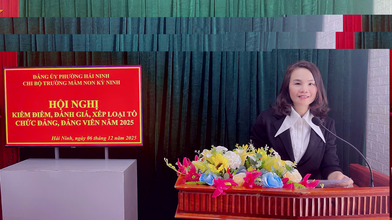 HỘI NGHỊ KIỂM ĐIỂM VÀ ĐÁNH GIÁ, XẾP LOẠI CHẤT LƯỢNG TẬP THỂ CHI BỘ VÀ ĐẢNG VIÊN NĂM 2025