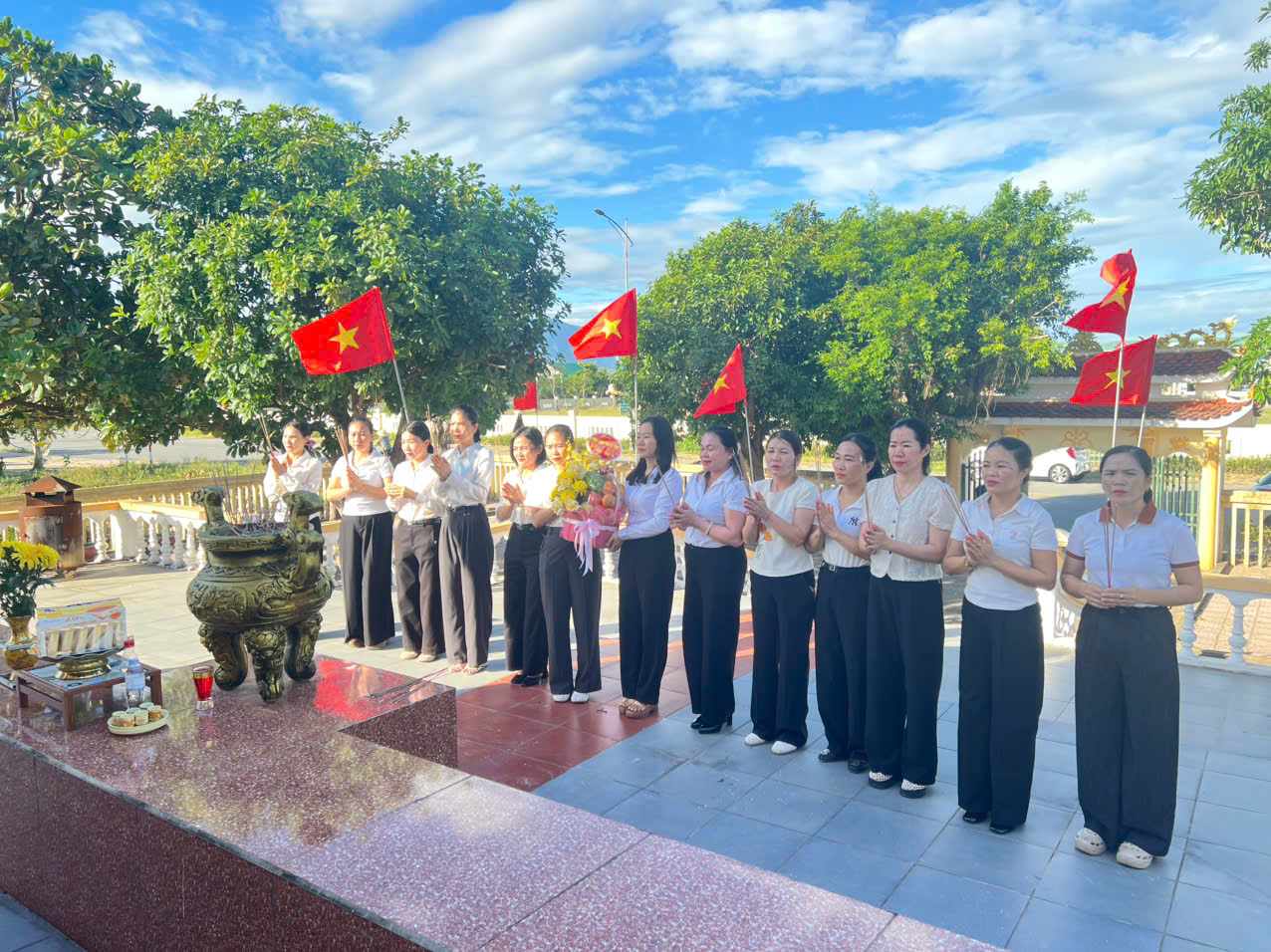 Hoạt động tri ân 79 năm ngày Thương binh Liệt sĩ ( 27/7/1947-27/7/2026) của Trường Mầm non Kỳ Ninh
